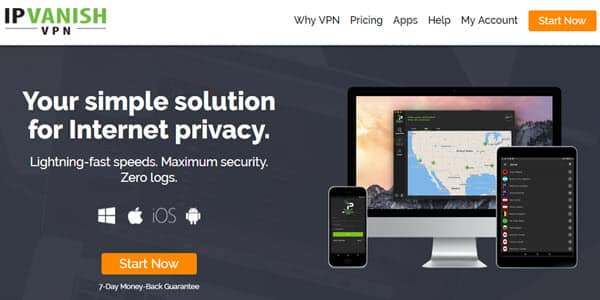 IPVanish - VPN อันดับต้น ๆ ในปี 2017 รีวิว