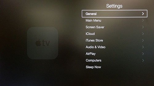 Cài đặt Apple TV Pre