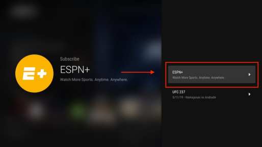 ESPN + การสมัครสมาชิก FireStick
