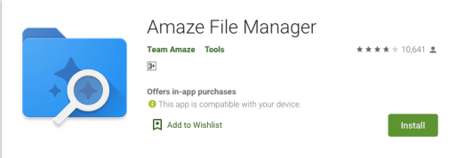 Amaze File Manager ของ Google