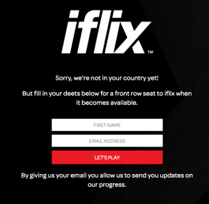 Lỗi vị trí địa lý iFlix ở Mỹ, Canada, Úc và Vương quốc Anh